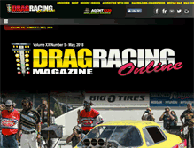 Tablet Screenshot of dragracingonline.com